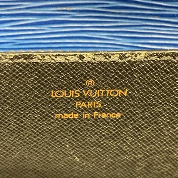 Authentic Louis Vuitton Epi Blue leather Porte documents briefcase unisex - Picture 6 of 12